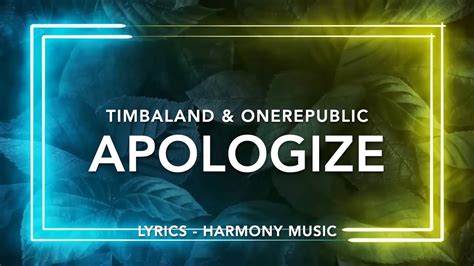 apologize lv testo|onerepublic apologize lyrics.